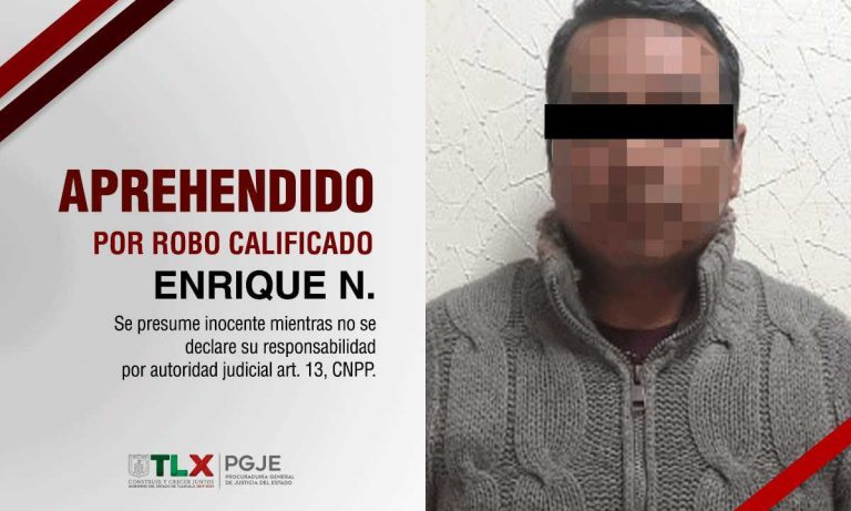 Aprehende PGJE a imputado por robo calificado