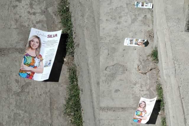 De basura política se llenan las calles de la capital Tlaxcalteca