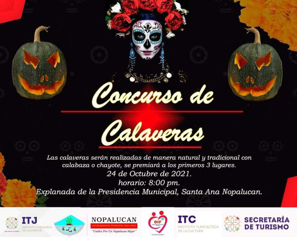 Alcalde de Nopalucan alista para este 24 de octubre concurso de Calaveras