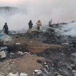 Bomberos atiende incendio en relleno sanitario de Nanacamilpa, Tlaxcala