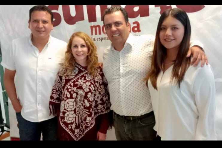 No avienten basura!!!. Le gritan a Marcela González en Apizaco