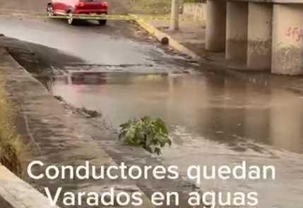 Transforma alcalde de Tlaxcala avenida Leonarda Gómez Blanco en drenaje público