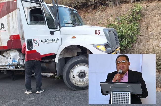 Se queda Ixtacuixtla sin camión compactador, chocaron la única unidad que servía