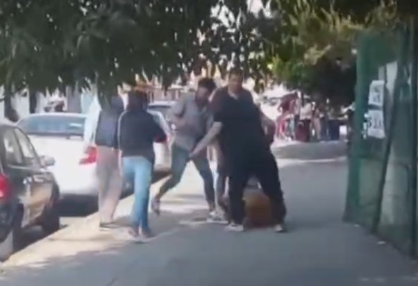 Un caso más de violencia en Chiautempan y de la policía, ni sus luces